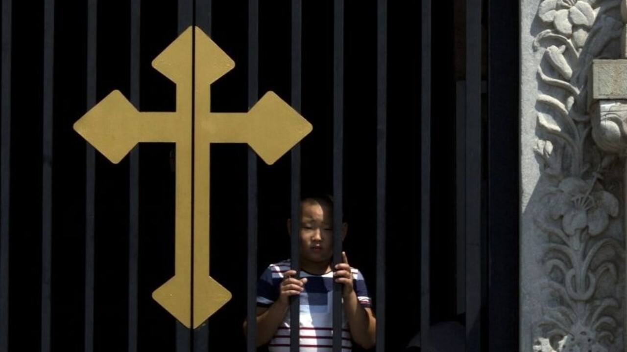 kríž kostol čína (SITA AP)